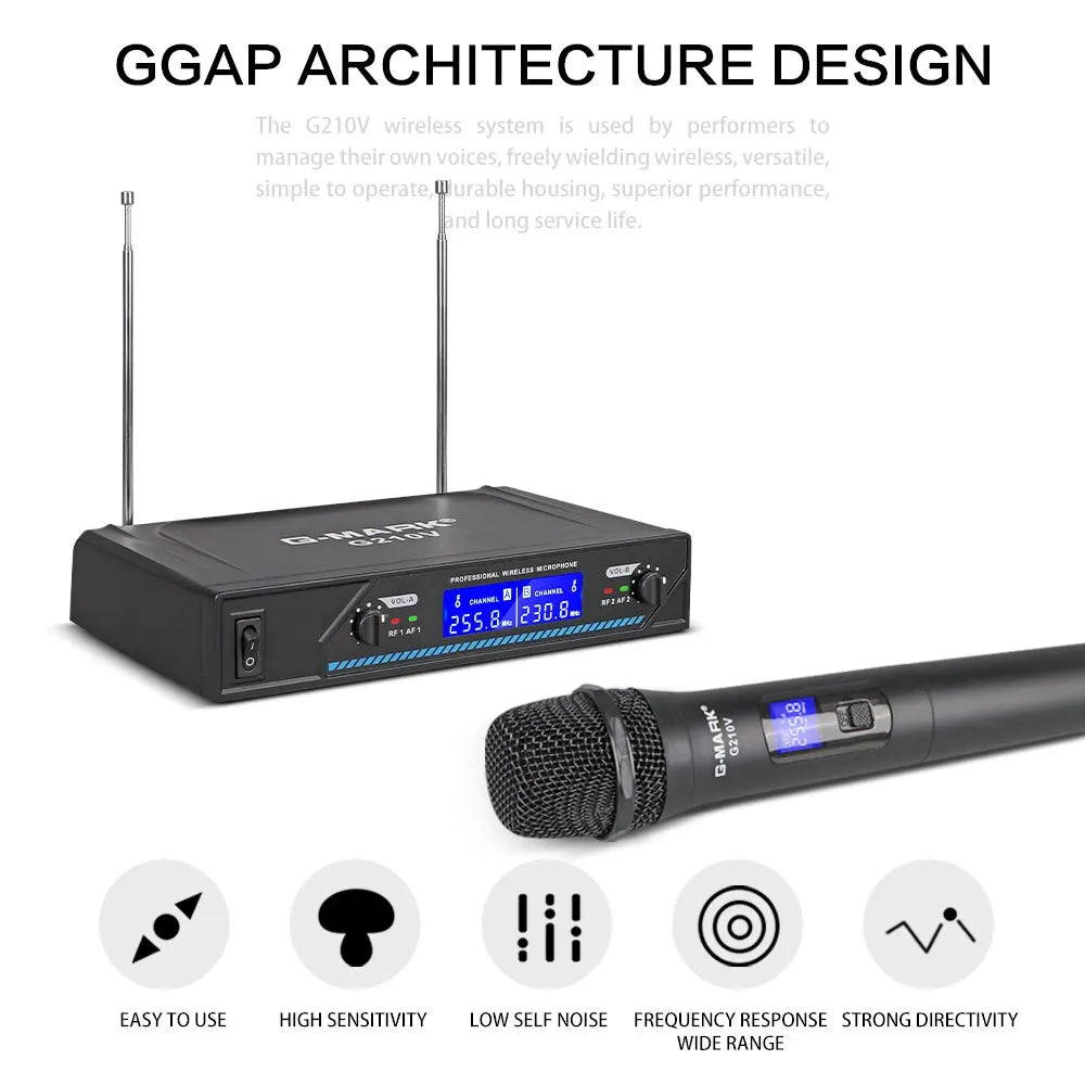 Wireless G-MARK G210V Professional Microphone