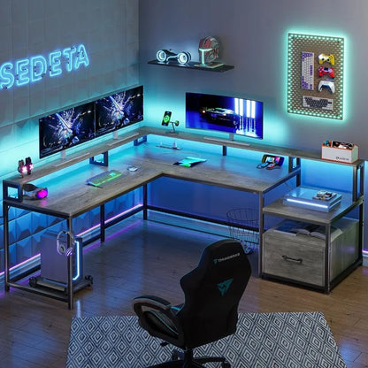 L Shaped Office Computer Desk