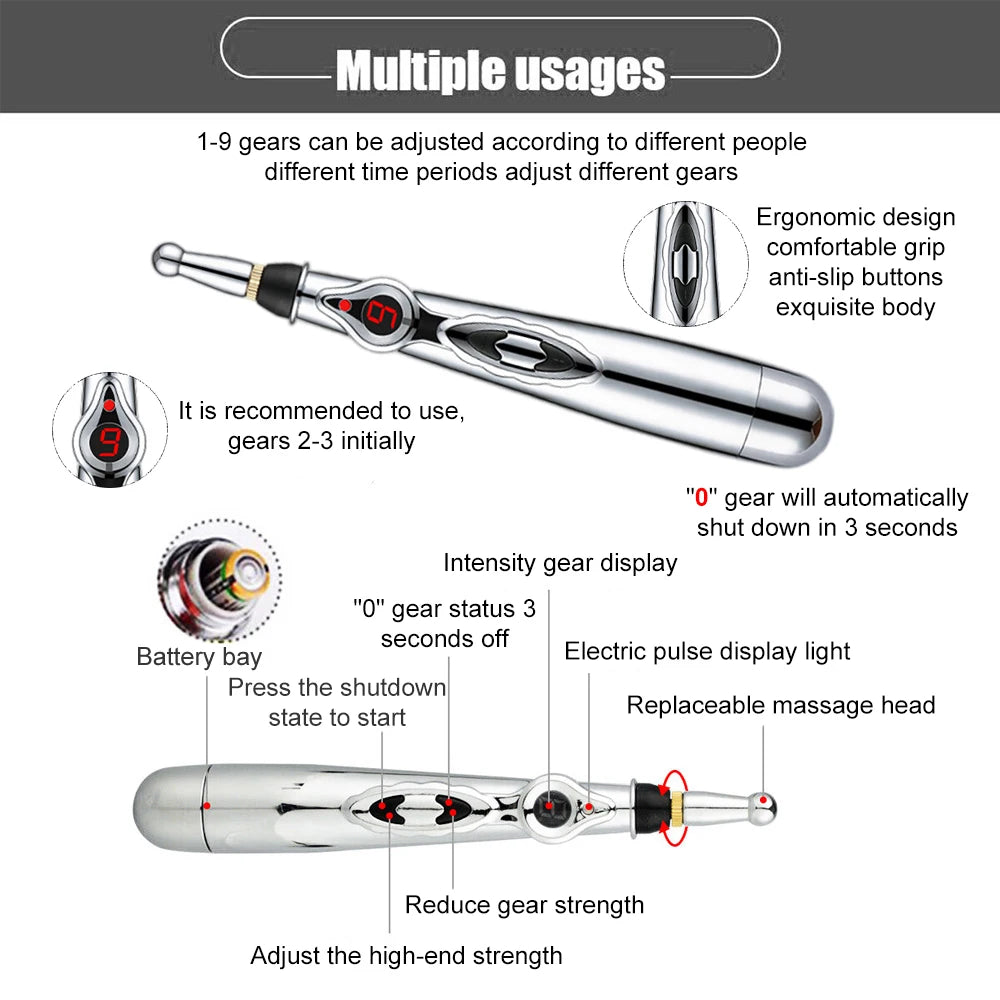 Electronic Acupuncture Massage Pen