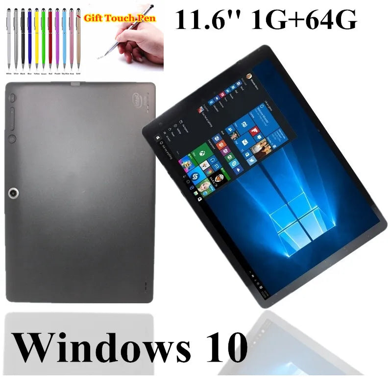 2GRAM 64GOM 11.6 INCH G12 Windows 10 Tablet PC