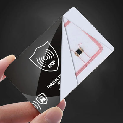 5Pcs RFID Blocking Card One Card Protects Entire Wallet RFID Card Blocker Portable Credit Card Protector for Men & Women
