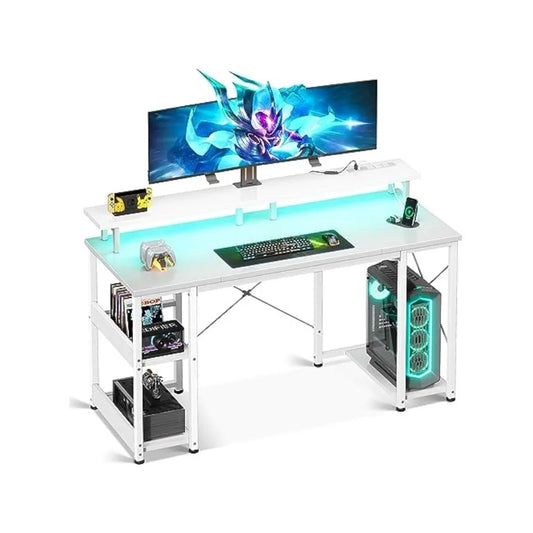 48 inch Gaming Desk with LED Lights