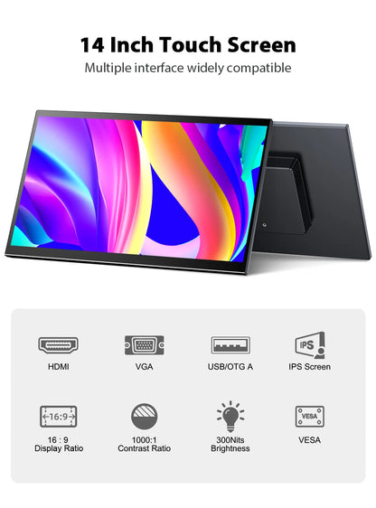 14.0 Inch Touch Portable Monitor