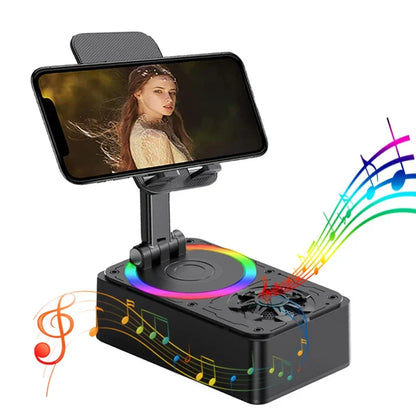 Bluetooth Speaker Cell Phone Holder Stand