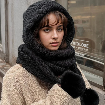 Winter Hat & Scarf Combo for Women