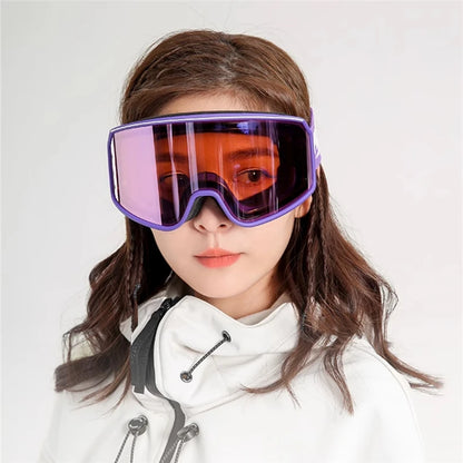 Double Layers Anti-Fog Ski Goggles