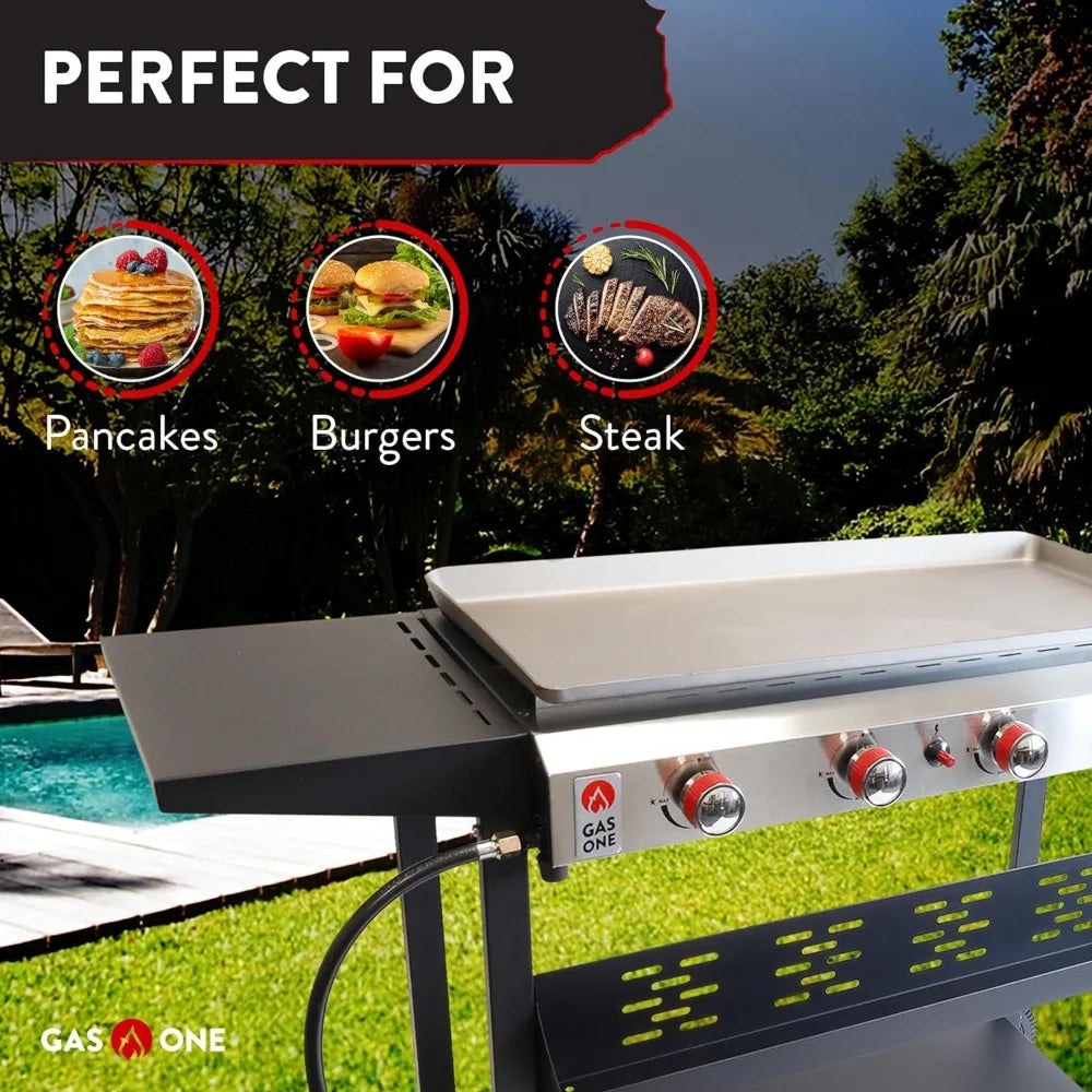 Flat Top Grill with 4 Burners