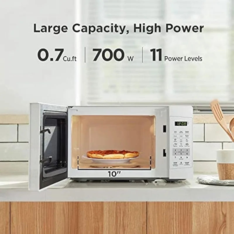 Easy One-Touch Buttons Countertop Microwave Oven