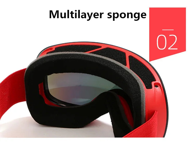 UV400 Glasses Protection Ski Goggles