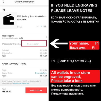 RFID Card Holder Men Wallets
