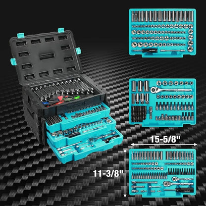 497-Piece Mechanics Tool Set