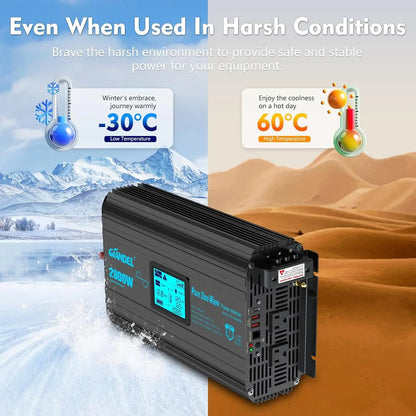 2000Watt 12V Pure Sine Wave Inverter