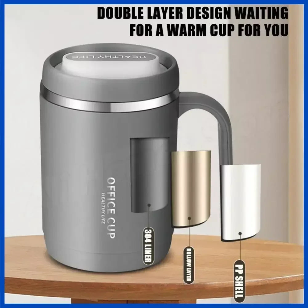 500ml Thermos Coffee Cup with Straw