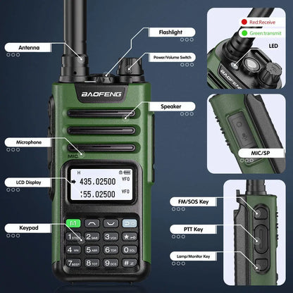 UV-13 PRO V1 V2 High Power Dual Band Walkie Talkie