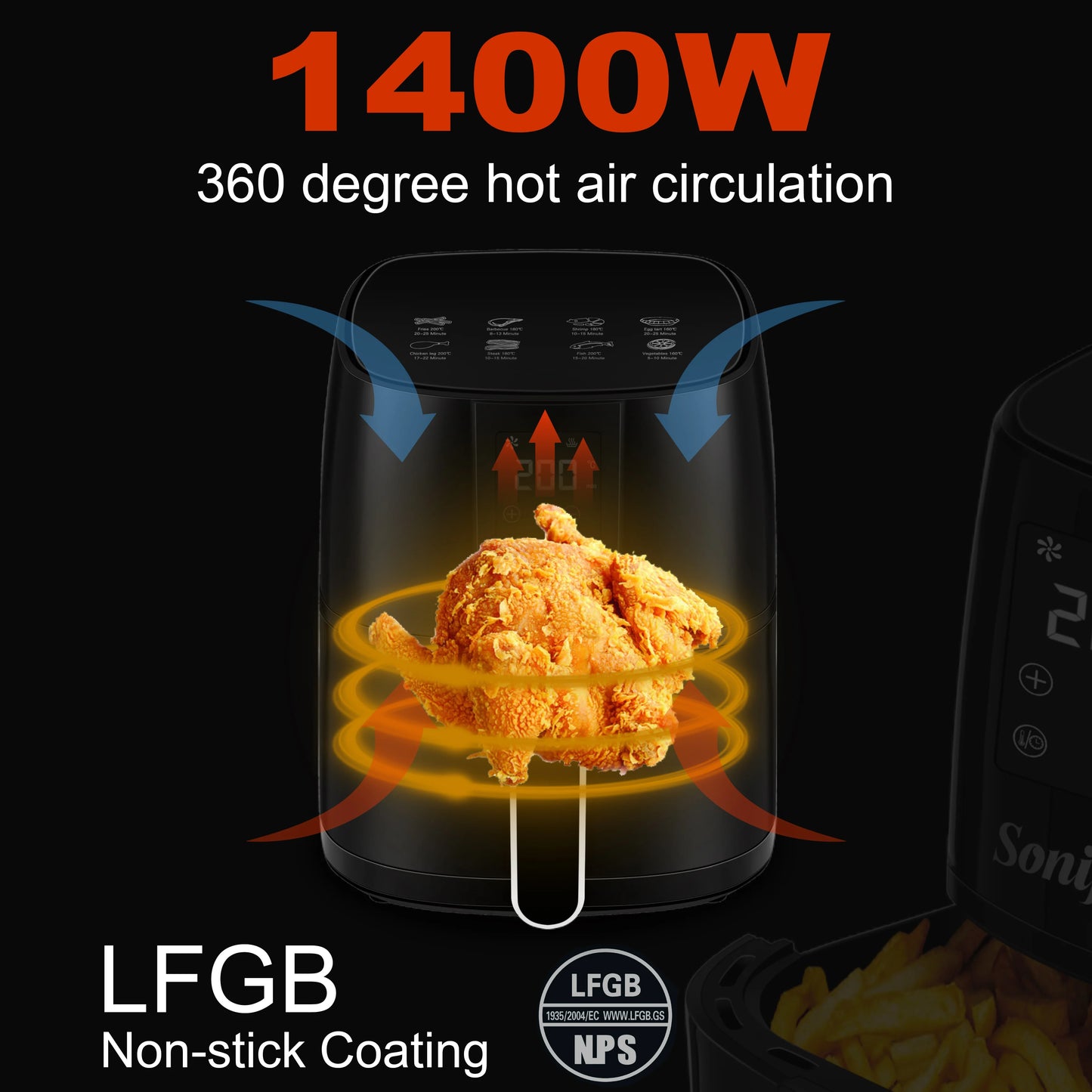 4.2L Air Fryer Without Oil Oven