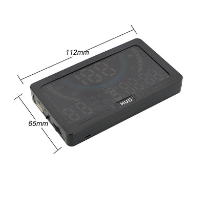 HUD OBD2 Gauge Windshield Projector Speedometer