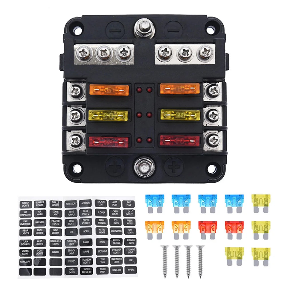 12V/24V Blade Fuse Box Holder