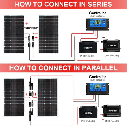 3000W Glass Rigid Solar Panel