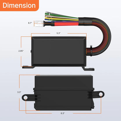 12V 6-Way Relay Fuse Box