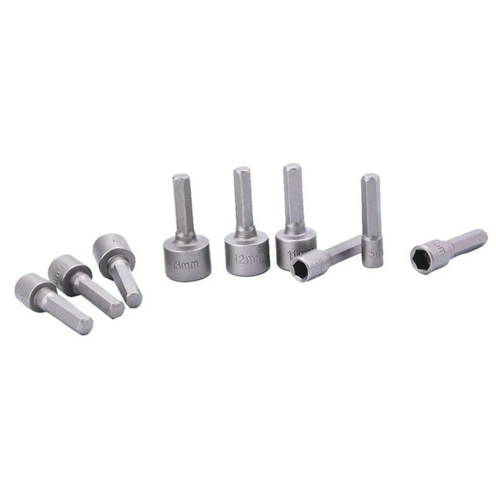9Pcs Power Nut Driver Socket set