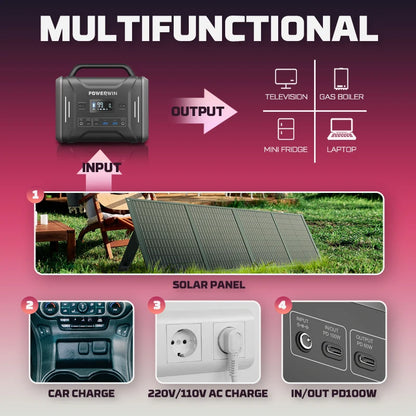 320Wh Portable Solar power station