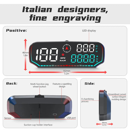 G14 Car GPS HUD Speedometer