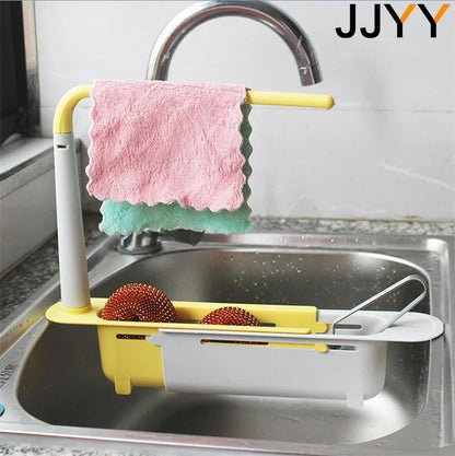 Telescopic Sink Shelf Drainer Rack