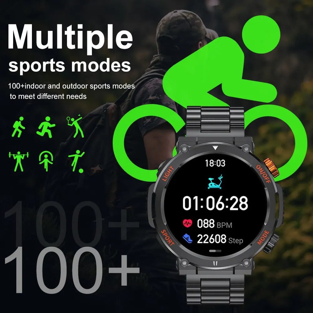 100sports mode fitness smartwatch