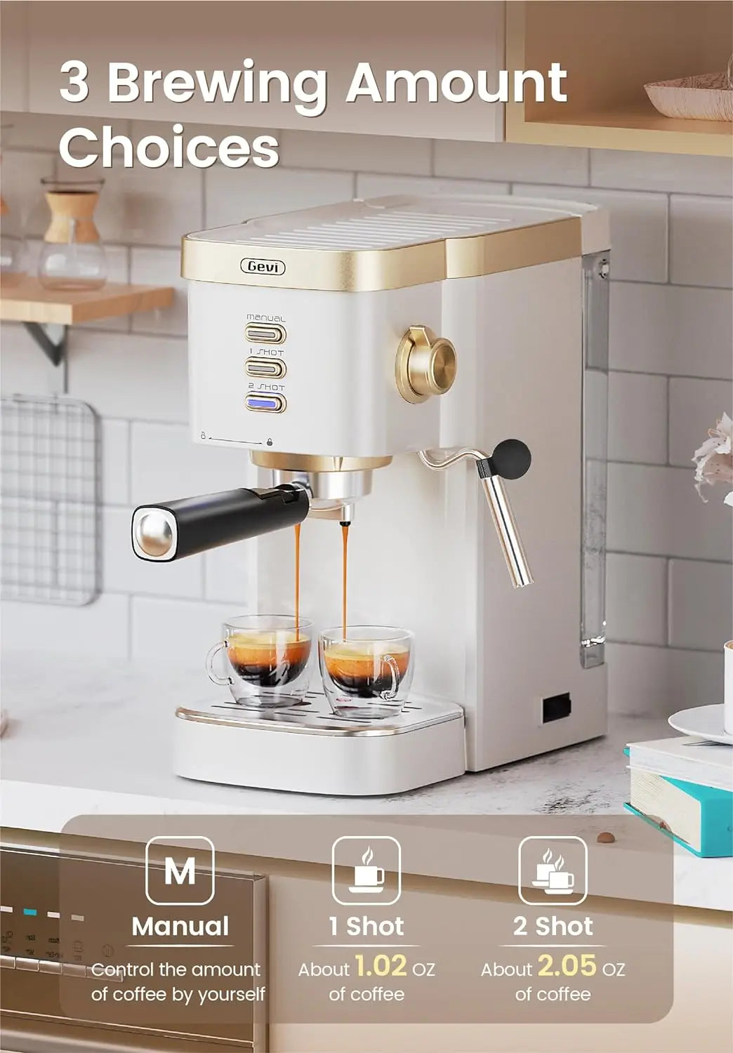 20 Bar High Pressure Coffee Maker Machine