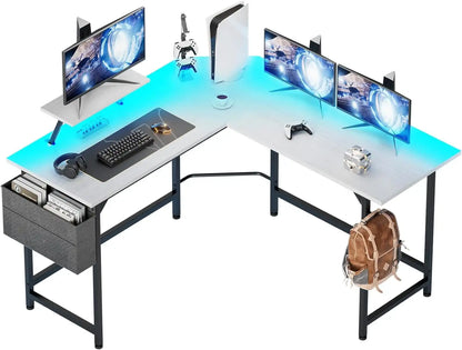 Modern L-Shaped Computer Desk
