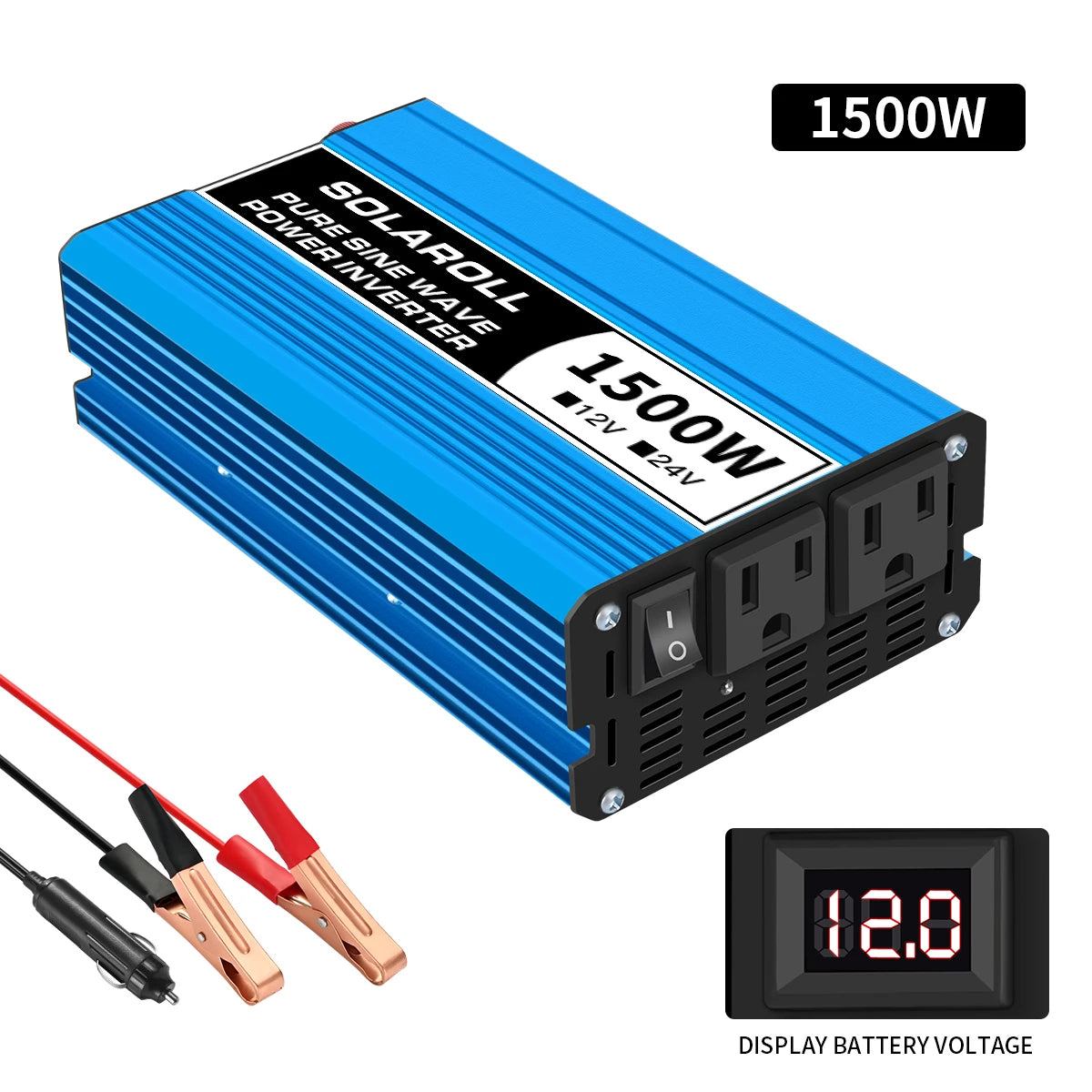 3200W DC 12V/24V Pure Sine Inverter