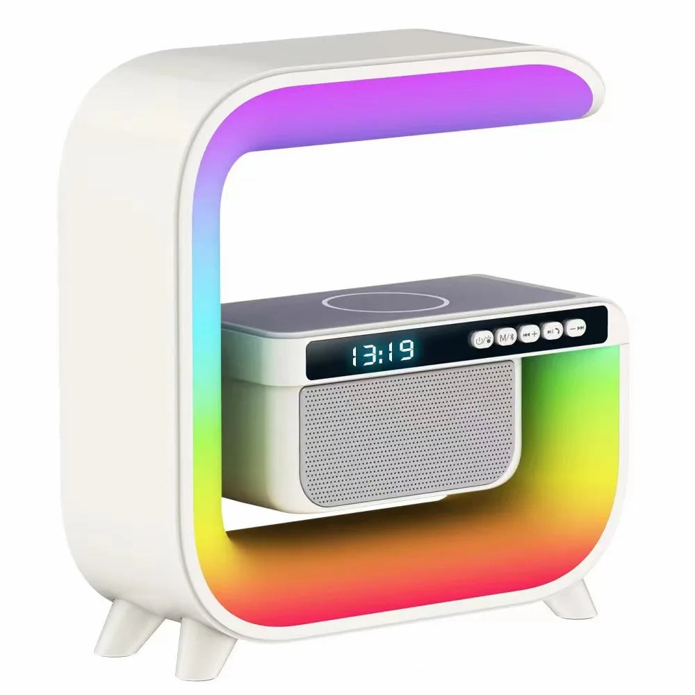 Multifunctional Bluetooth Speaker Alarm Clock Wireless Charging