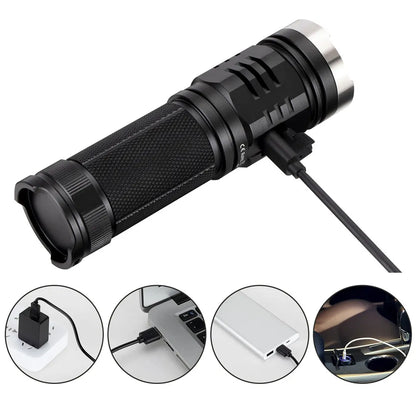 3500lm Powerful LED Flashlight