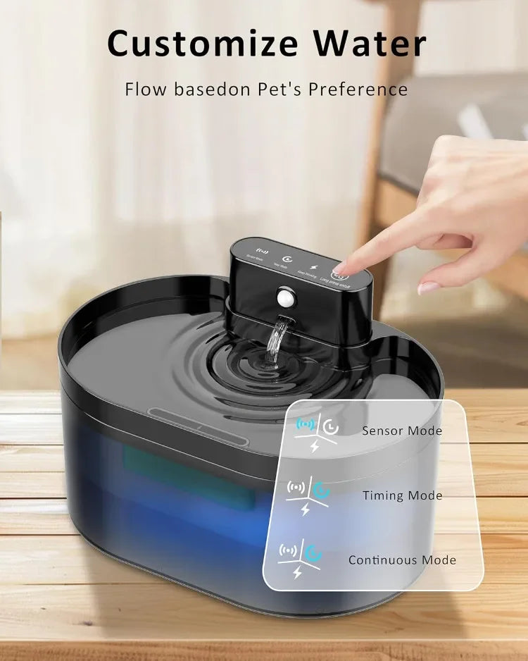 2.2L Wireless Cat Water Fountain