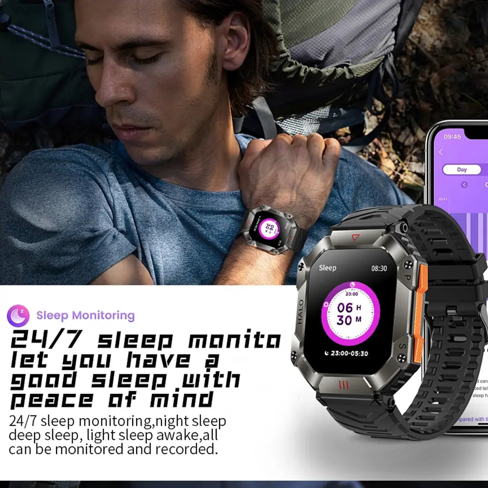 GPS Military Smart Watch