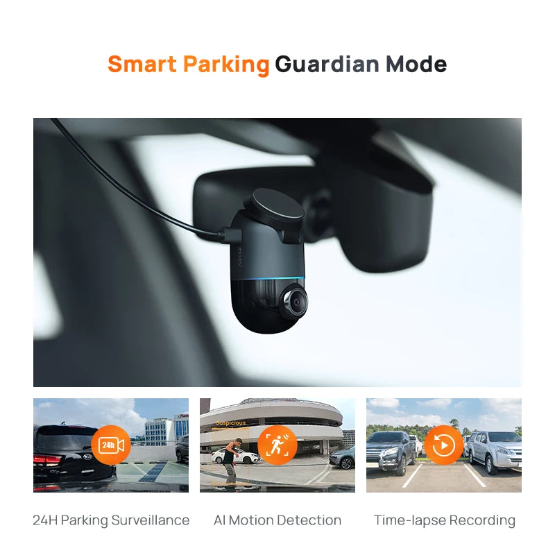 Omni X200 360° Full View Built-in GPS Dash Cam