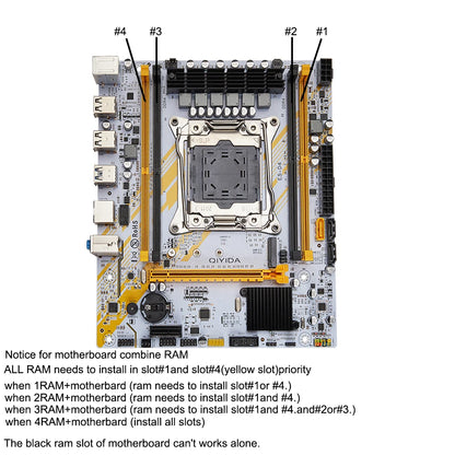 E5 V3 V4 Processor E5D4 X99 Motherboard