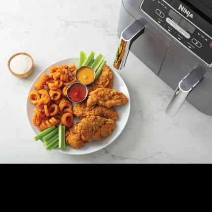 4 in1 8-Quart. 2 Basket Air Fryer