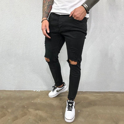 Men Autumn High Quality Fashion Jeans