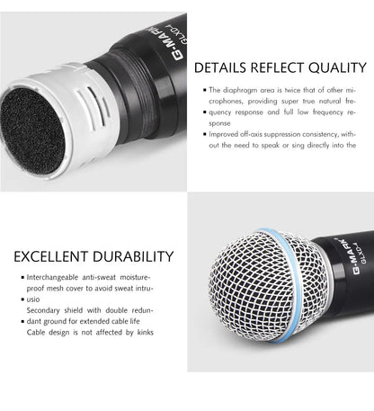 Wireless Professional UHF  Handheld  Microphone