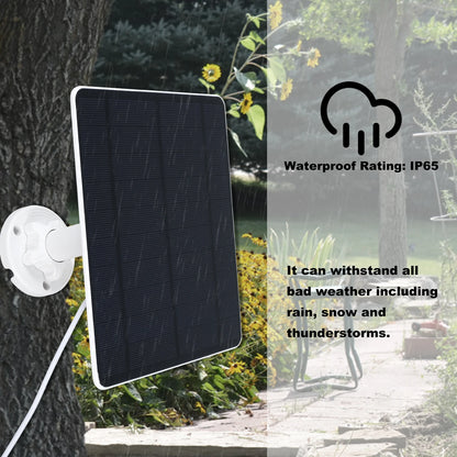 Solar Panel for DC 5V Security Camera