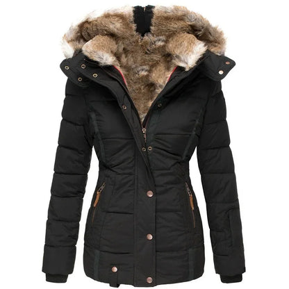 Winter Long Sleeve Zipper Hooded