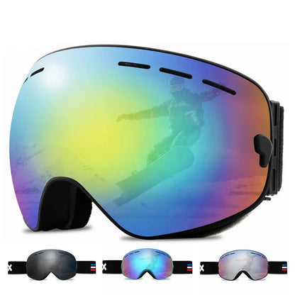 Double Layers Anti-Fog Ski Goggles