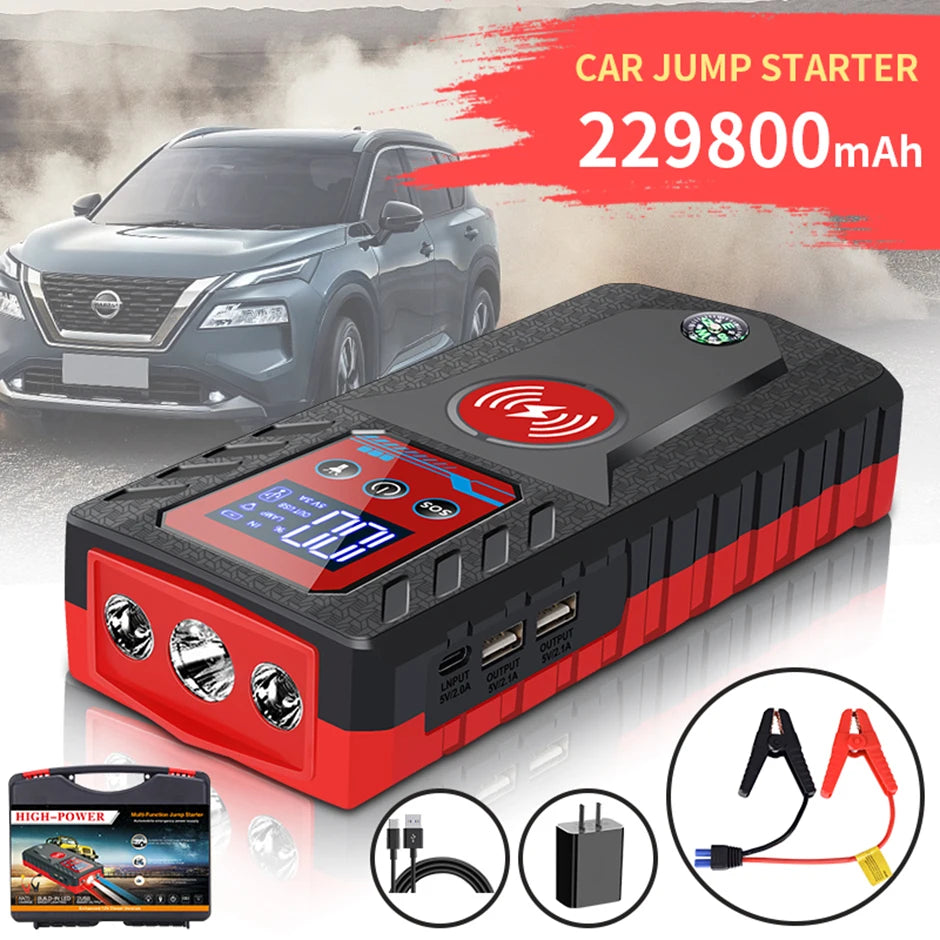 229800mah Car Jump Starter 8000A 12V High-power