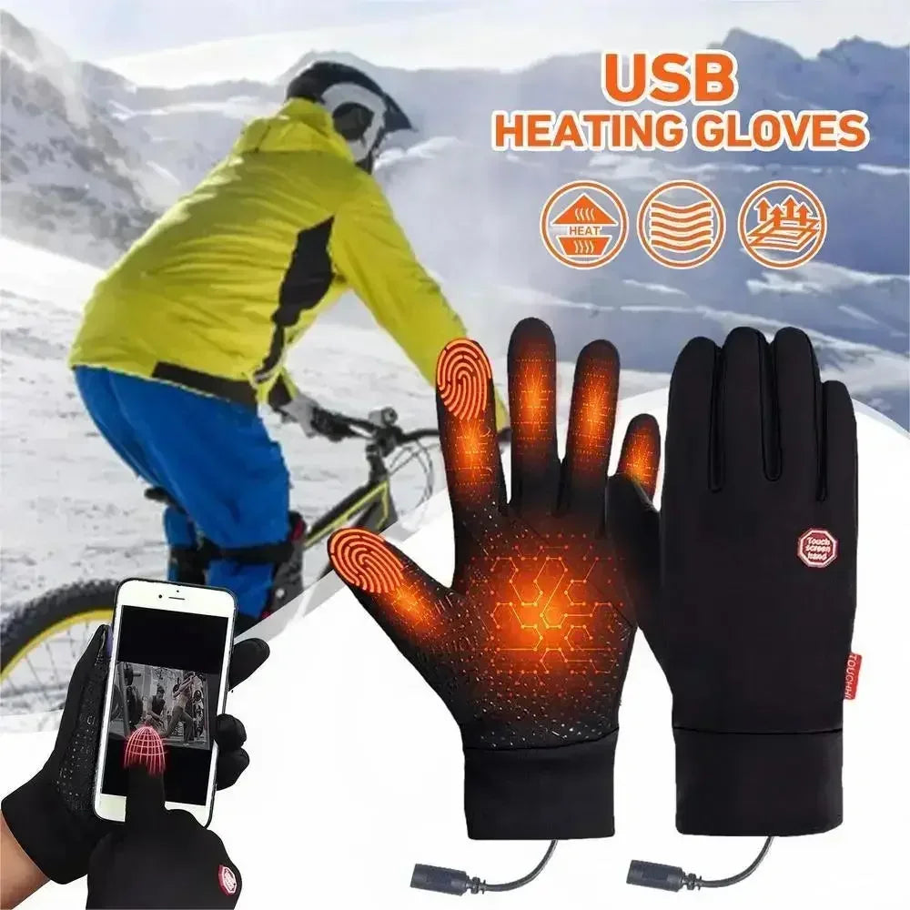 Heated Winter Gloves for Men