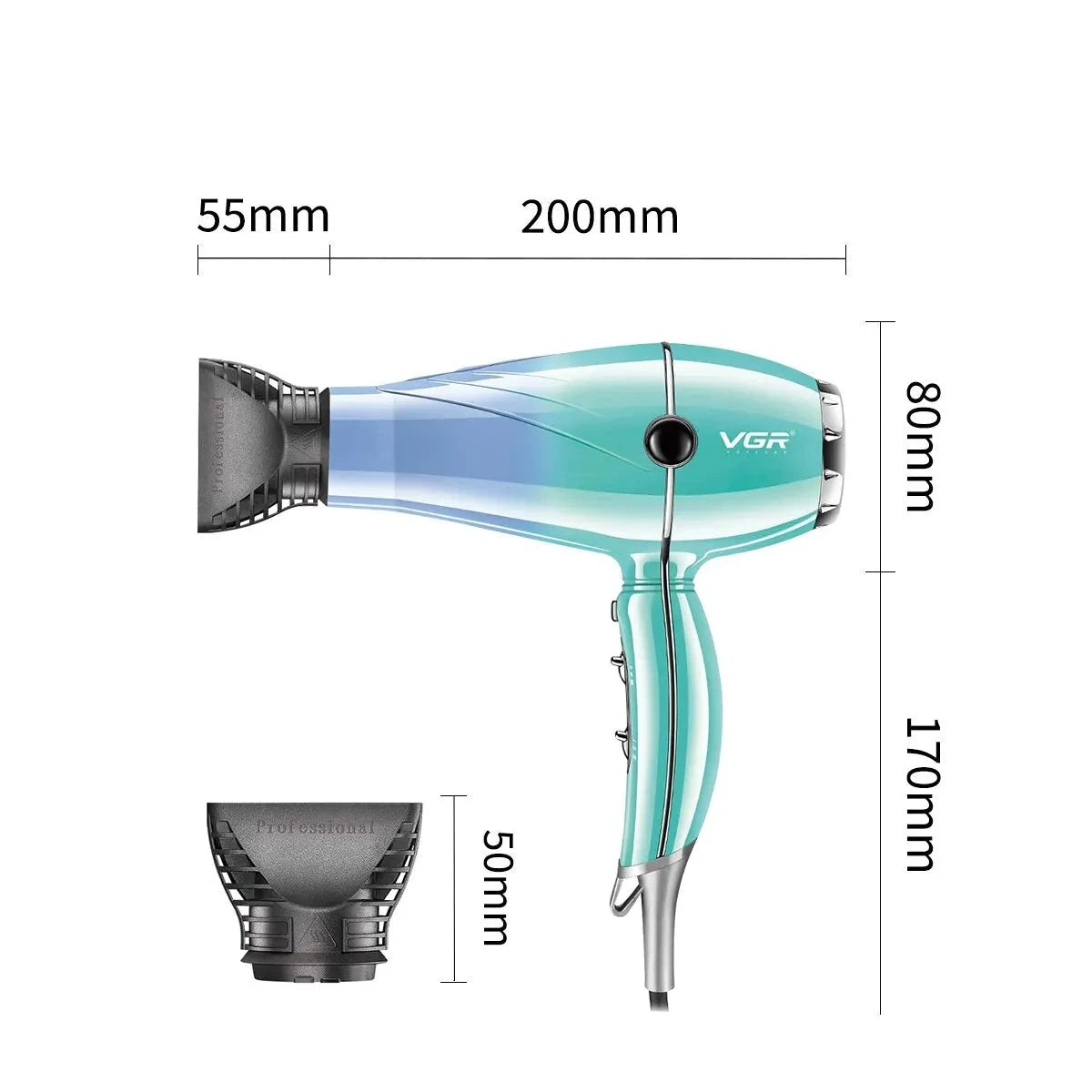 Professional 2400W Hair Dryer