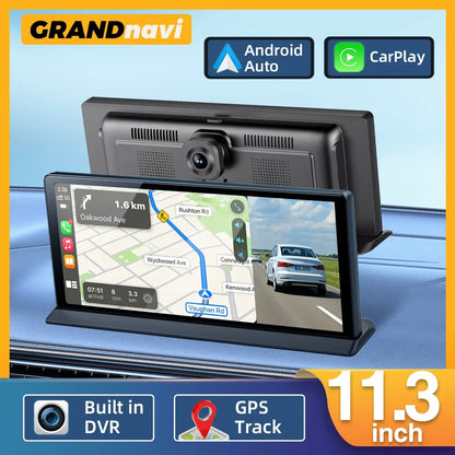 11.3 inch Car DVR 4K Camera GPS Navigation