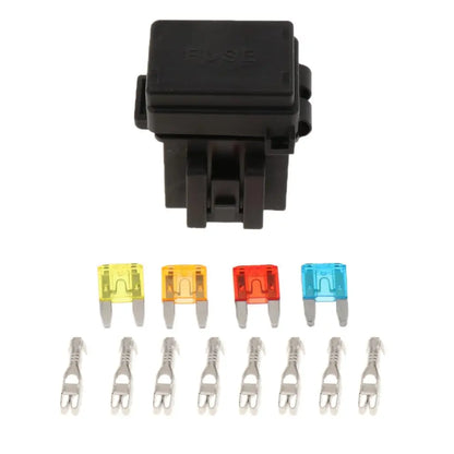 4-Way Fuse Holder Box with Relay