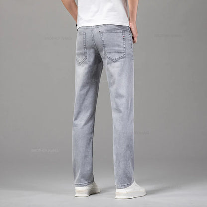 Men's Elastic Cotton Jeans