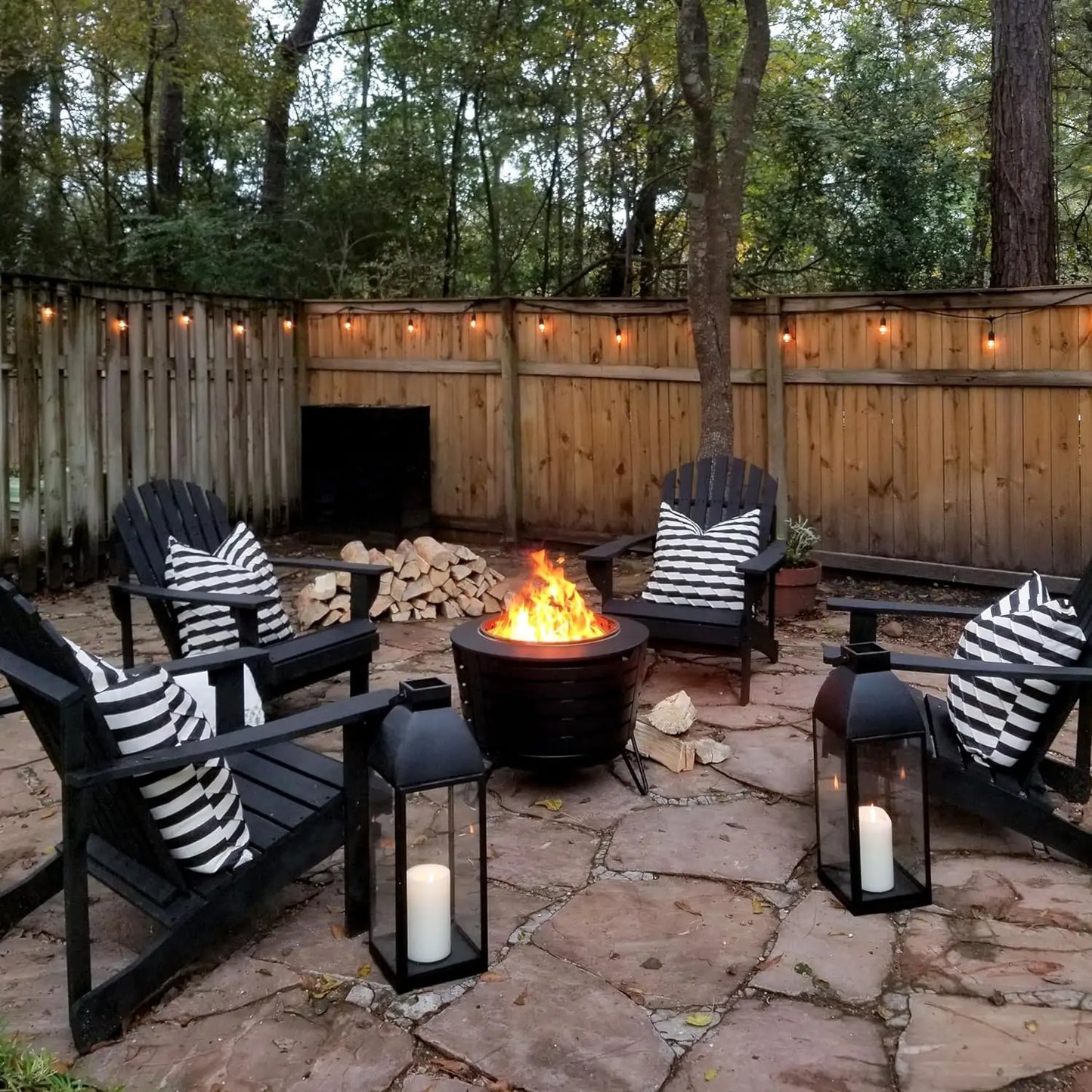 Wood Burning Outdoor Fire Pit